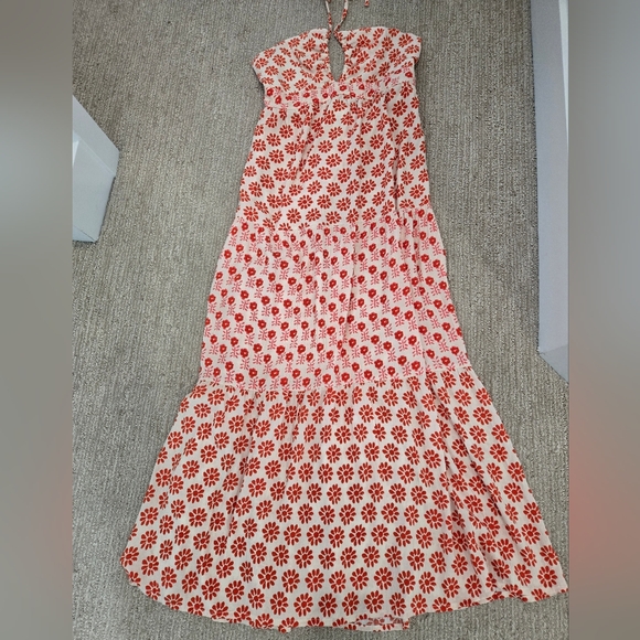 Japna Halter Tie Back Maxi Dress BNWOT - Picture 6 of 12